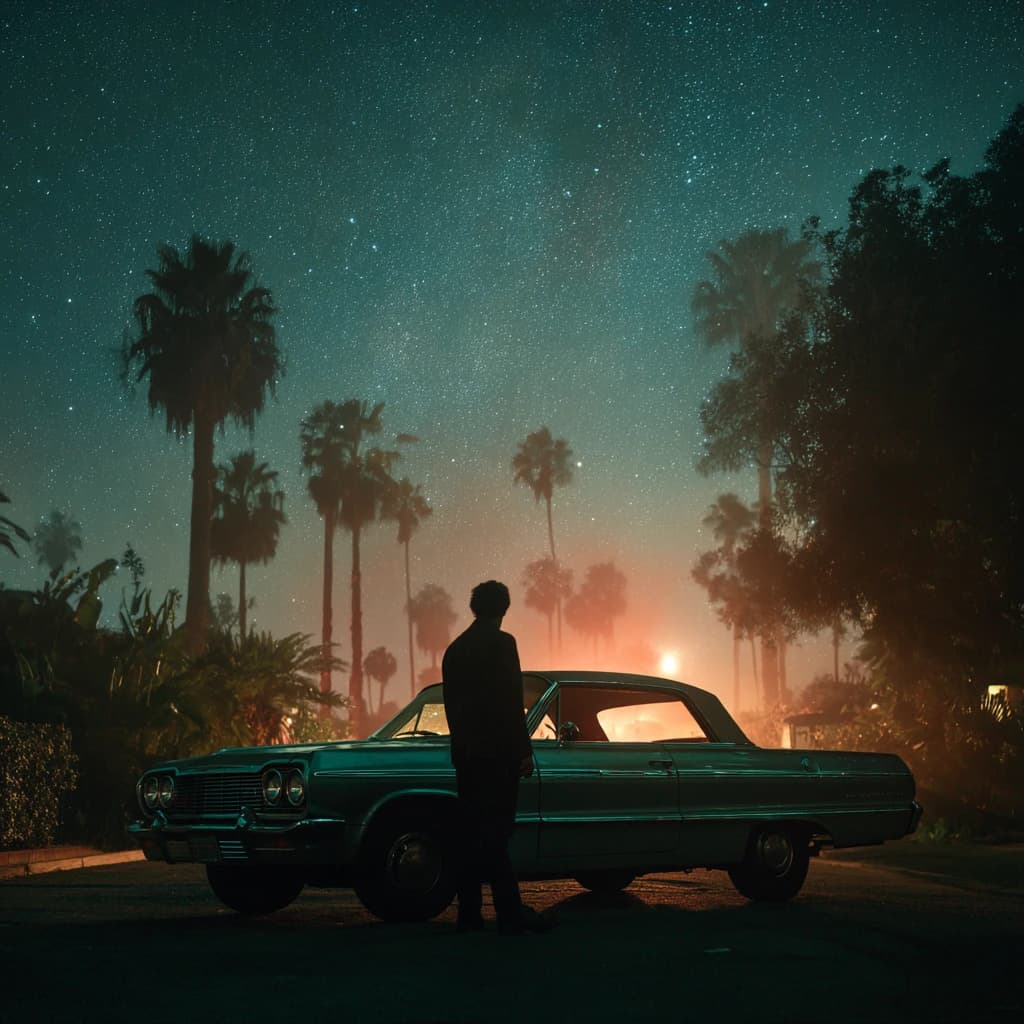 Starlit Street Pause