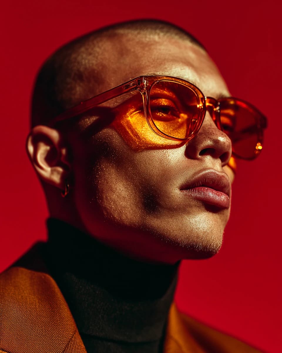 High-Gloss Red Editorial