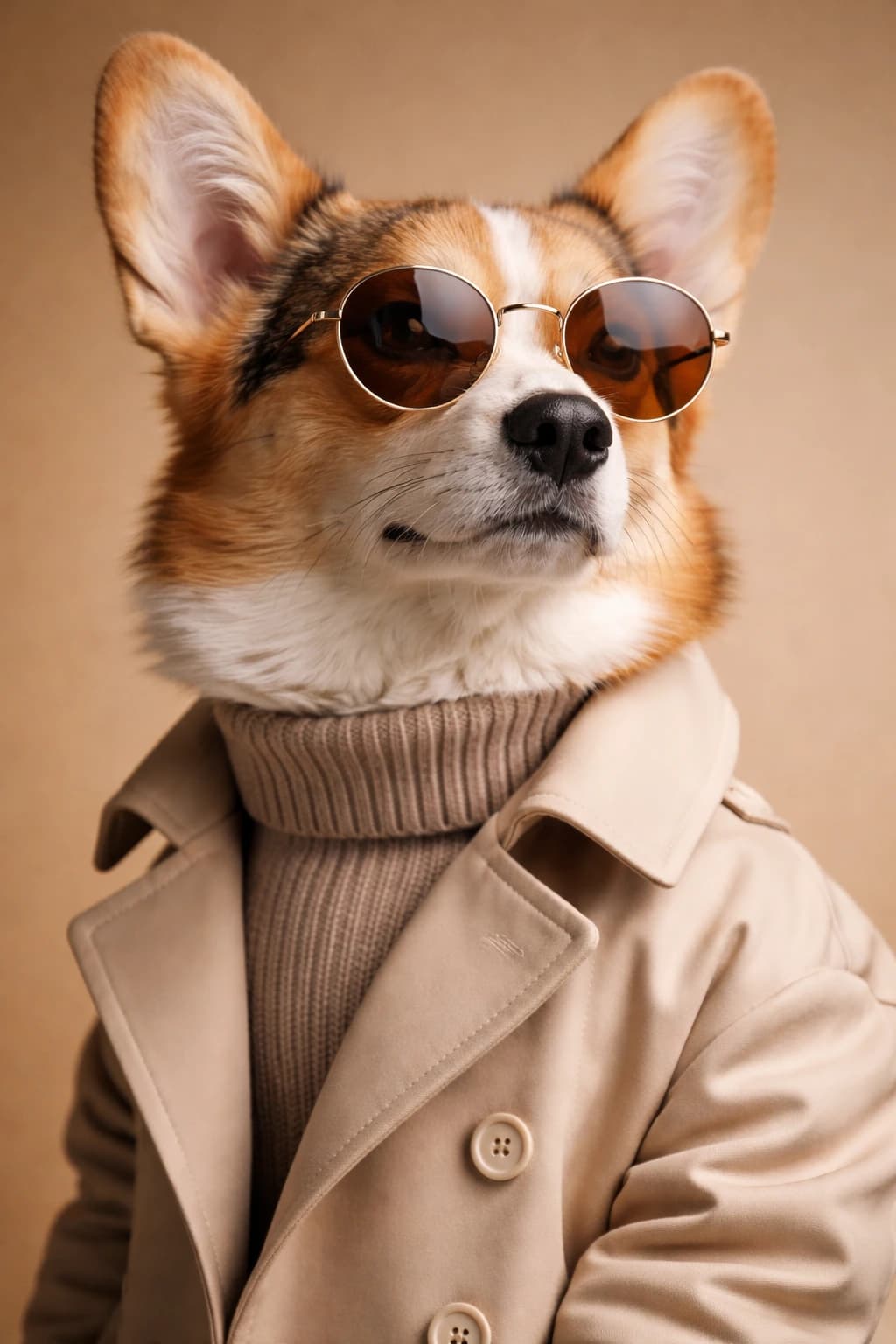 Fashion-Forward Pet Portrait